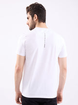 Men T-Shirt White Slim Fit
