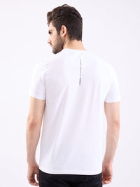 Men T-Shirt White Slim Fit