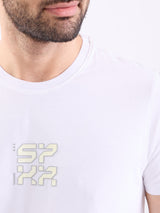 Men T-Shirt White Slim Fit