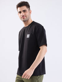 Men T-Shirt Black Oversize Fit