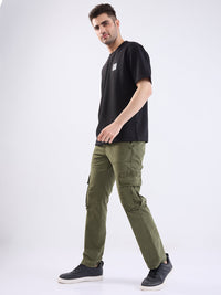 Men T-Shirt Black Oversize Fit