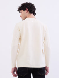 Men T-Shirt White Slim Fit