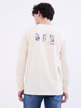 Men T-Shirt White Slim Fit