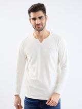 Men T-Shirt White Slim Fit