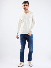 Men T-Shirt White Slim Fit