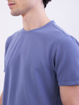 Men T-Shirt Force Blue Slim Fit
