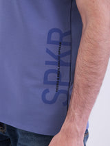 Men T-Shirt Force Blue Slim Fit