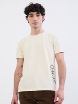 Men T-Shirt White Slim Fit