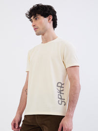 Men T-Shirt White Slim Fit