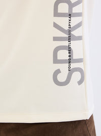 Men T-Shirt White Slim Fit