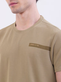 Men T-Shirt Green Slim Fit