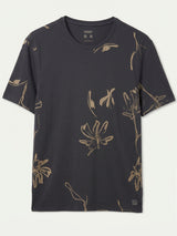 Men T-Shirt PRINT Black Regular Fit