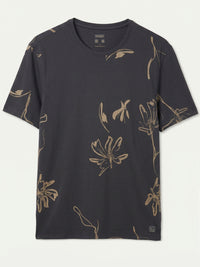 Men T-Shirt PRINT Black Regular Fit