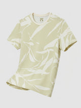 Men T-Shirt PRINT Green Regular Fit