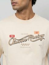 Men T-Shirt Graphic Off-White Relaxed Fit