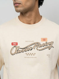 Men T-Shirt Graphic Off-White Relaxed Fit