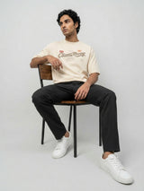 Men T-Shirt Graphic Off-White Relaxed Fit