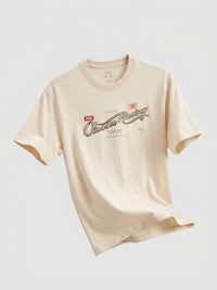 Men T-Shirt Graphic Off-White Relaxed Fit