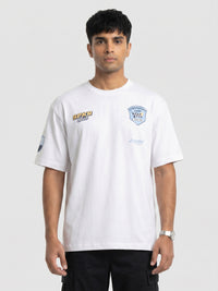 Men T-Shirt Graphic White Relaxed Fit