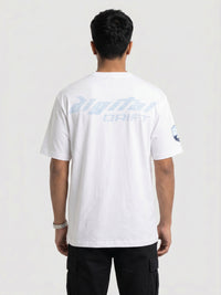 Men T-Shirt Graphic White Relaxed Fit