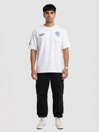 Men T-Shirt Graphic White Relaxed Fit