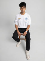 Men T-Shirt Graphic White Relaxed Fit