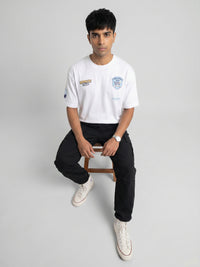 Men T-Shirt Graphic White Relaxed Fit