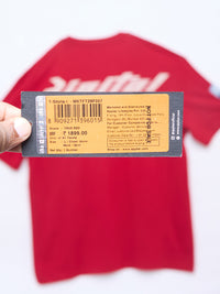 Men T-Shirt Graphic Red Relaxed Fit