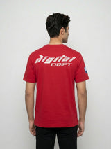 Men T-Shirt Graphic Red Relaxed Fit