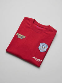 Men T-Shirt Graphic Red Relaxed Fit