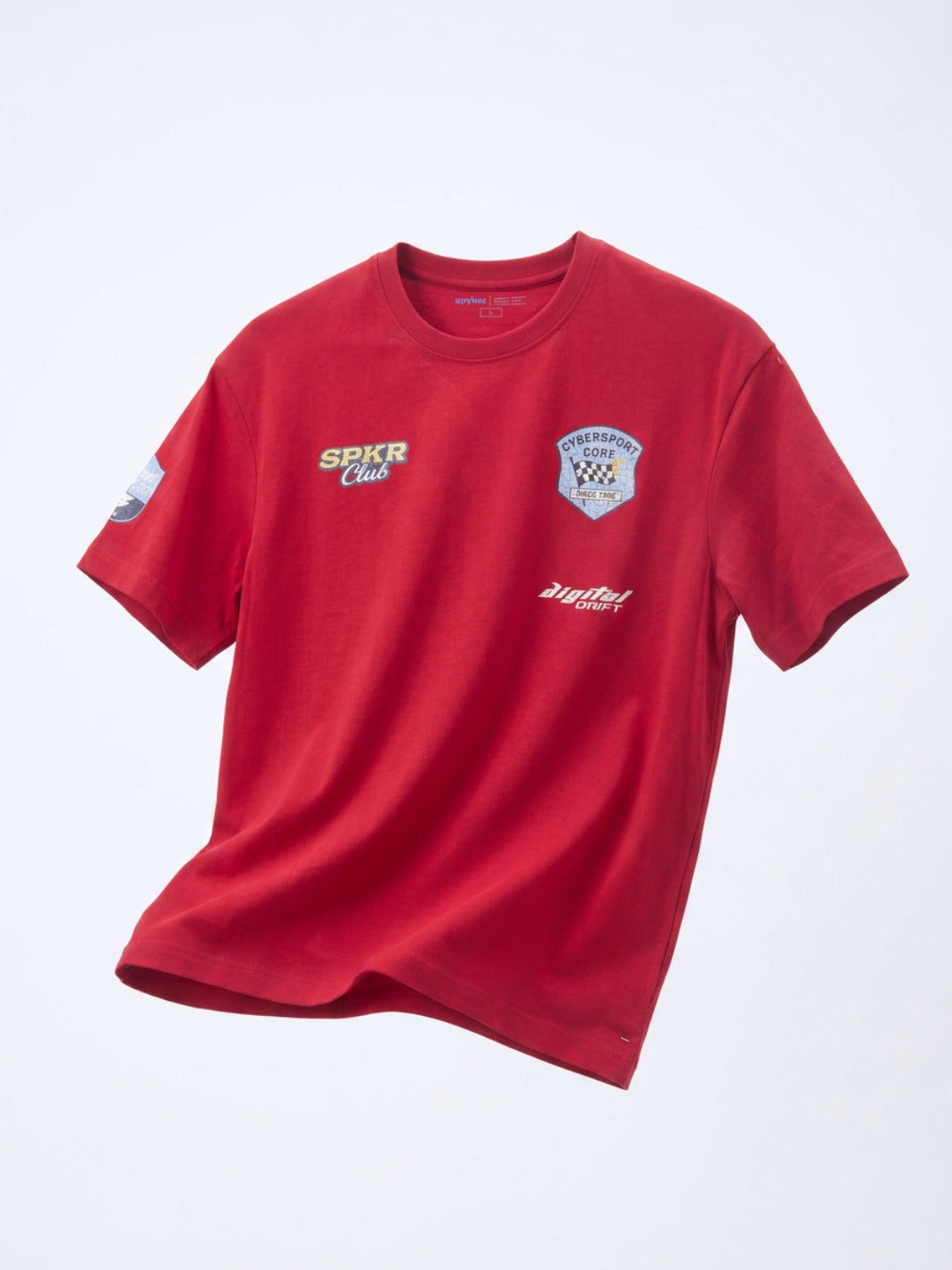 Men T-Shirt Graphic Red Relaxed Fit