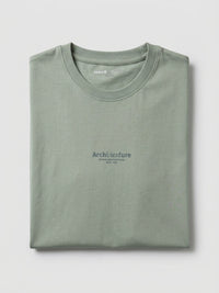 Men T-Shirt Graphic Green Relaxed Fit