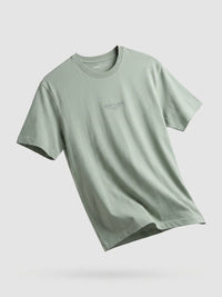 Men T-Shirt Graphic Green Relaxed Fit
