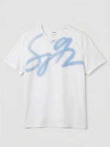 Men T-Shirt Graphic White Regular Fit