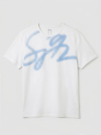 Men T-Shirt Graphic White Regular Fit