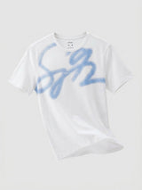 Men T-Shirt Graphic White Regular Fit