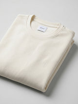 Men T-Shirt Textured White Regular Fit