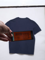 Men T-Shirt Graphic Navy Blue Regular Fit