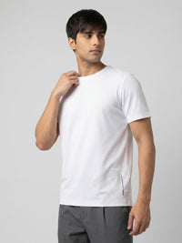 Men T-Shirt Graphic White Regular Fit