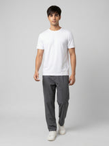 Men T-Shirt Graphic White Regular Fit