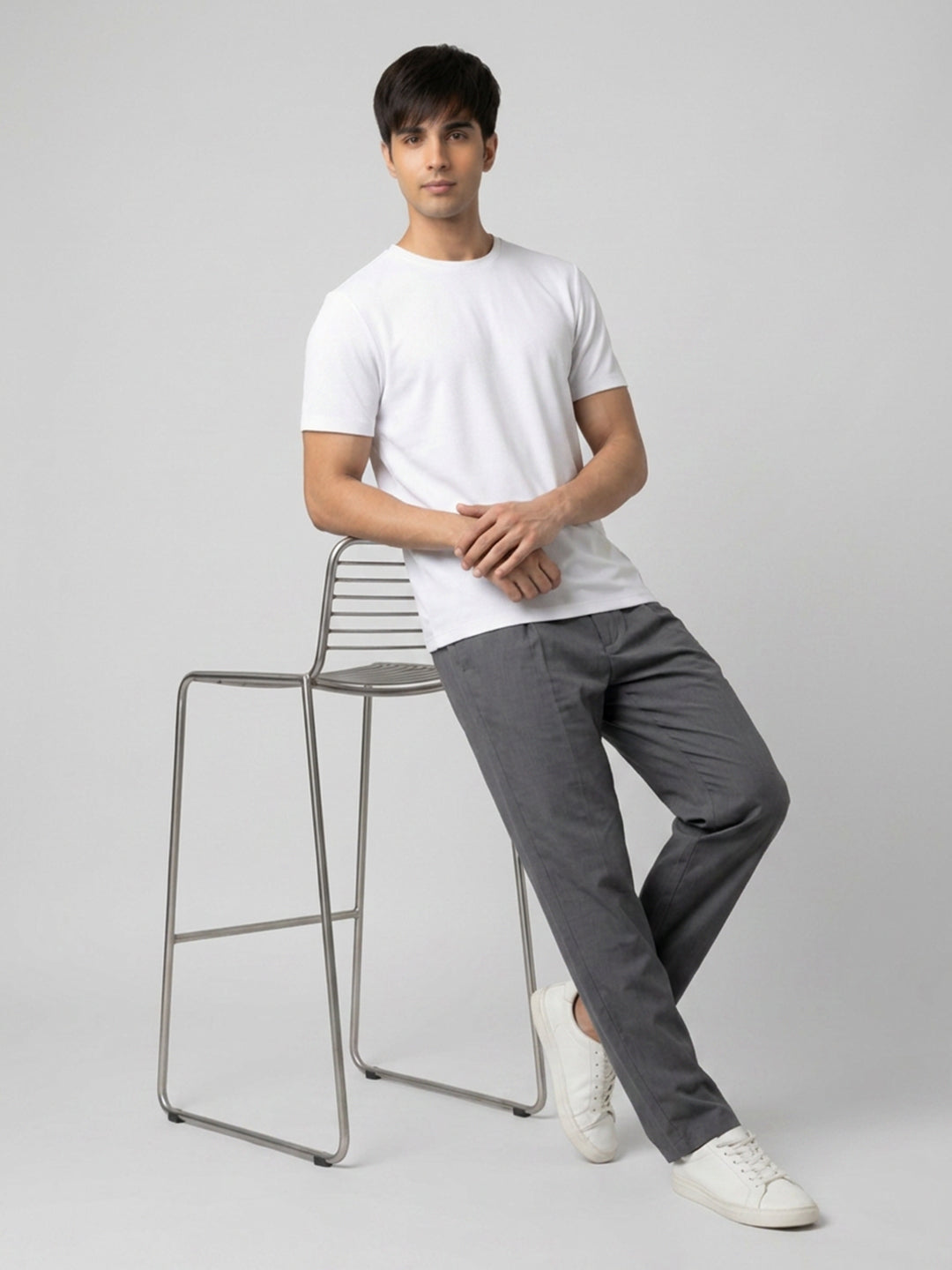 Men T-Shirt Graphic White Regular Fit