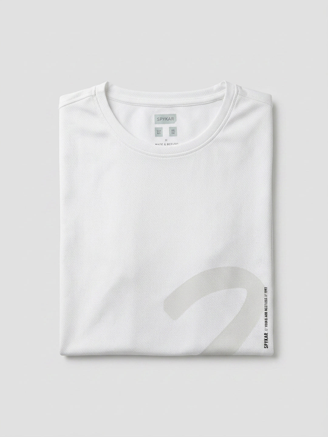 Men T-Shirt Graphic White Regular Fit