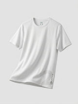Men T-Shirt Graphic White Regular Fit