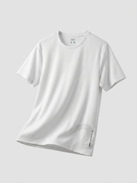 Men T-Shirt Graphic White Regular Fit