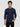 Men T-Shirt Textured Navy Blue Regular Fit