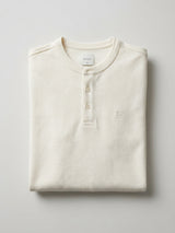 Men T-Shirt Textured Off-White Regular Fit