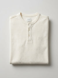 Men T-Shirt Textured Off-White Regular Fit