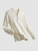 Men T-Shirt Textured Off-White Regular Fit