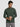 Men T-Shirt Textured Green Regular Fit