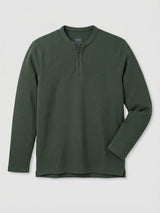 Men T-Shirt Textured Green Regular Fit